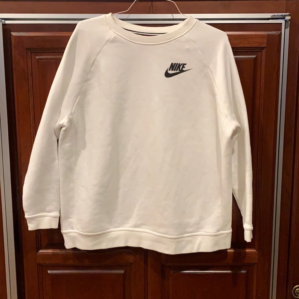 Nike white sweatshirt